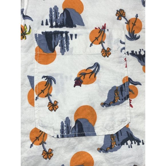 The North Face Men's Short Sleeve Baytrail Shirt SIZE M Desert Flower Mountains - Picture 6 of 9